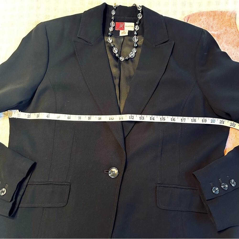 JM Collection Black Blazer Women’s Size 10